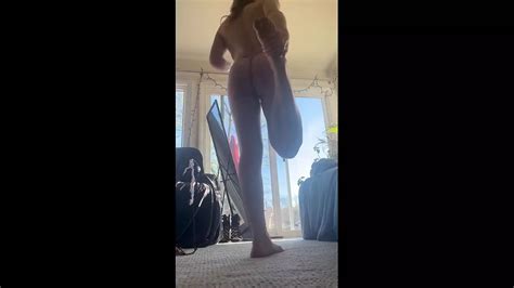 Dirty Blonde PAWG Thick Thighs Stretching In Peach Thong Amateur Porn Feat EvaSummers XHamster