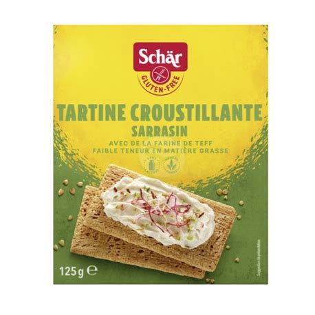 Tartine Croustillante Sarrasin Schar Pains Sans Gluten