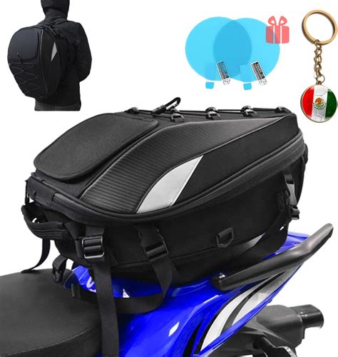 Bolsa De Casco Para Asiento De Motocicleta Mochila De L Para