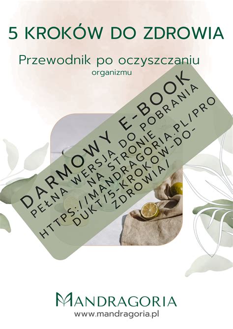 Krok W Do Zdrowia Darmowy E Book Mandragoria