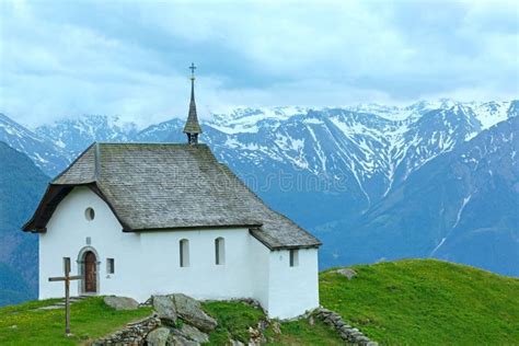 Lovely Old Mountain Church In Village Of Bettmeralp(Switzerland ...