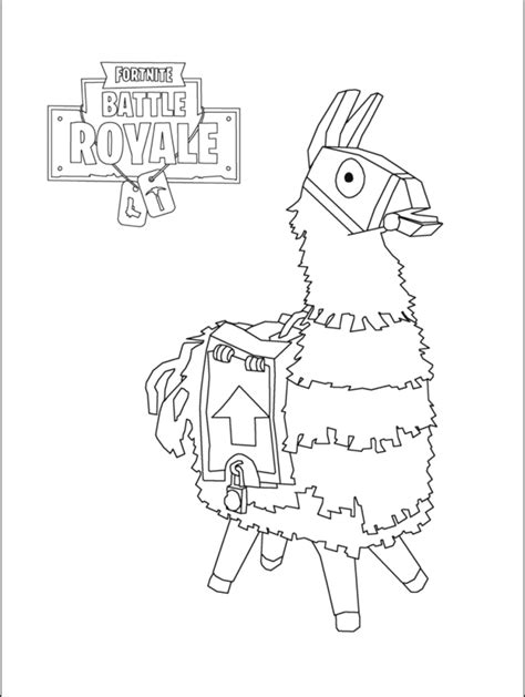 10 Best Fortnite Battle Bus Coloring Pages