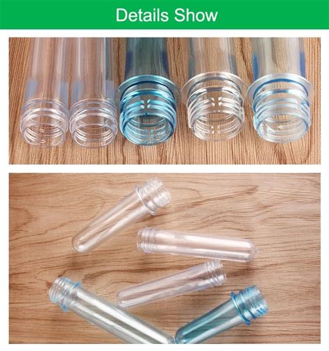 38mm 28mm Pet Long Tube Jar Preform Round Plastic Forming Machine Water