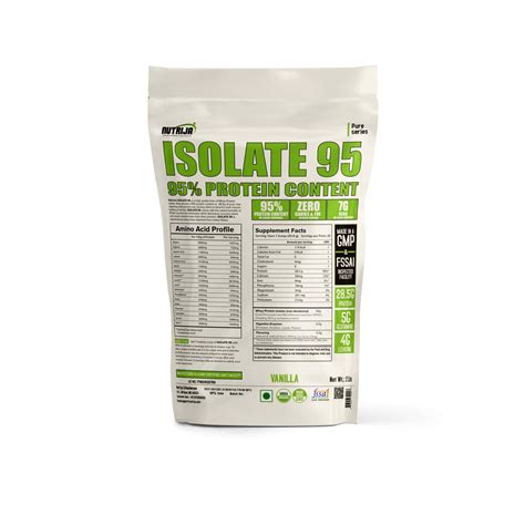 Buy NUTRABAY GOLD 100 WHEY PROTEIN ISOLATE VANILLA ICE CREAM 2KG