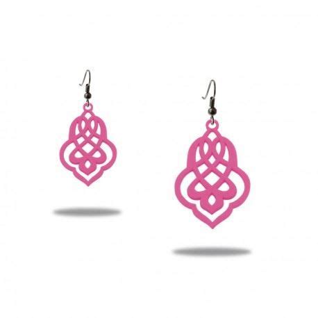 Boucles D Oreilles Arabesque Rose Boucles D Oreilles Arabesque Rose