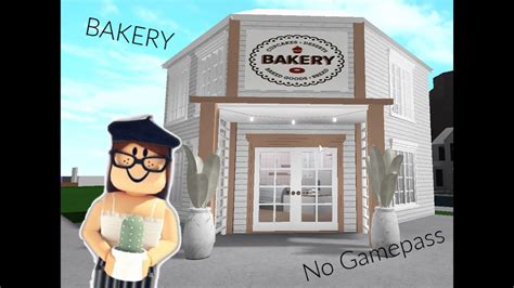 Bloxburg Bakery Speed Build No Gamepass Town Series Youtube