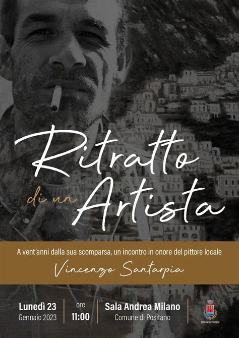 Positano Ritratto Di Un Artista Un Incontro Per Ricordare Vincenzo