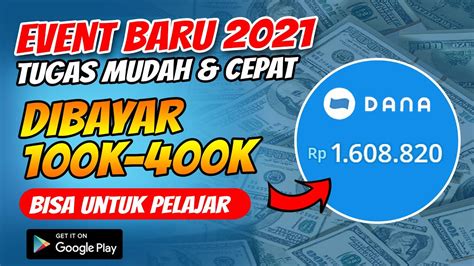 Event Baru Dibayar Rb Rb Perhari Aplikasi Penghasil Saldo Dana