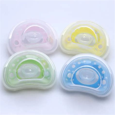 Orthodontics Pacifier Newborn Baby Nipple Food Grade Silicone Round For