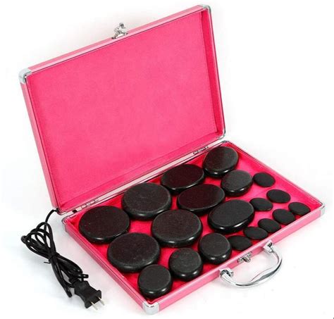 Hot Stones Piece Basalt Stone Essential Box Set For Massage Size