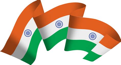 India flag ribbon banner 10259707 PNG