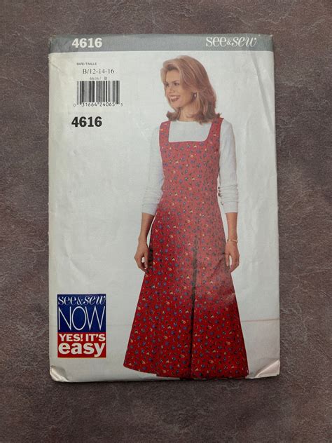 Vintage See Sew BUTTERICK Sewing Pattern 4616 Misses Etsy