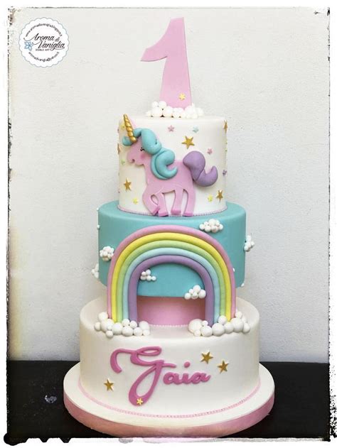 Torta Unicorno Decorated Cake By Aroma Di Vaniglia Cakesdecor