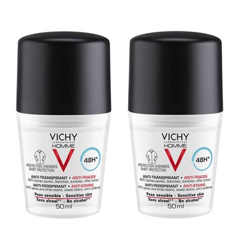 Homme Vichy Homme D Odorant Anti Transpirant Anti Trace H Billes