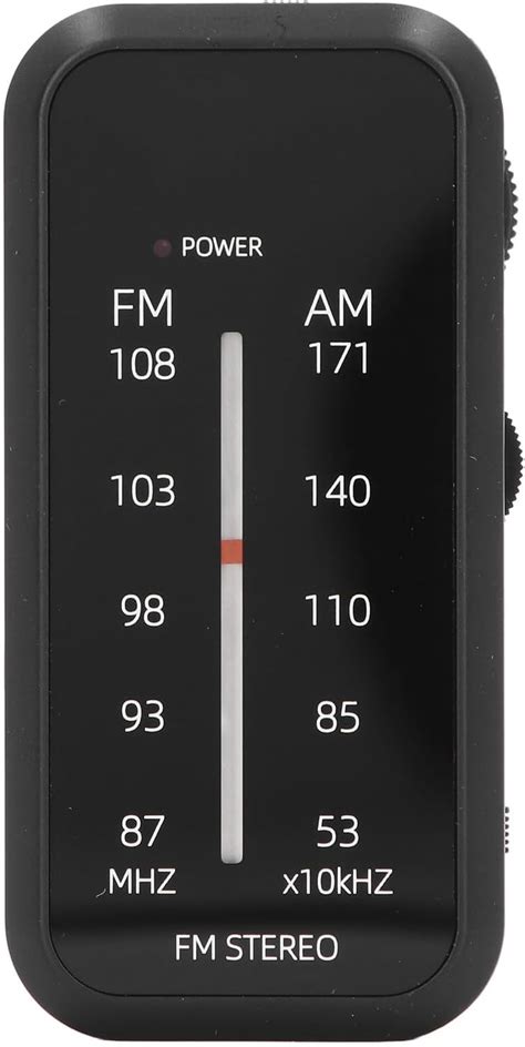 Rádio AM FM Portátil Mini Rádio Portátil Alimentado por Bateria