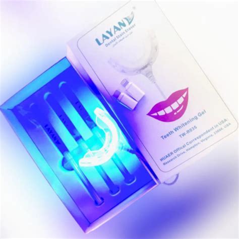 Home Mobile Teeth Bleaching Material Kit, 35% CP, 3X Syringes