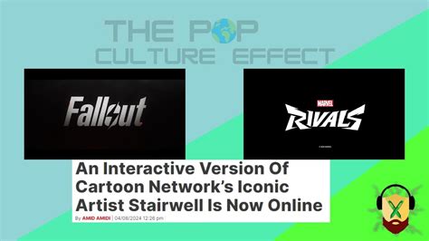 Fallout Series Marvels Rivals Cartoon Network Artist Stairwell Pce