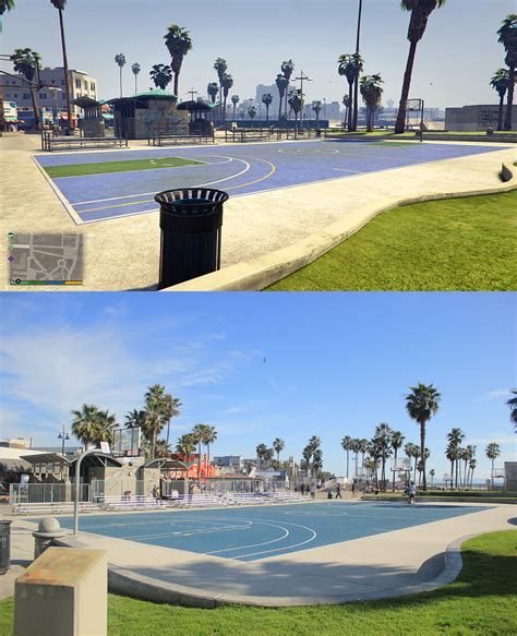 GTA V In-Game Los Santos vs Real-Life Los Angeles Screenshot Comparison ...