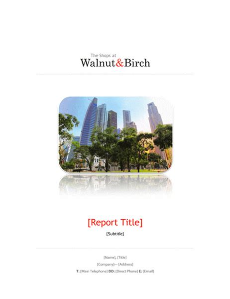 Business Report Template | Free Report Templates