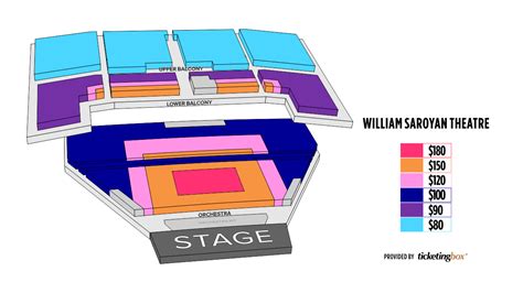 William Saroyan Theatre Seating Chart With Seat Numbers Brokeasshome