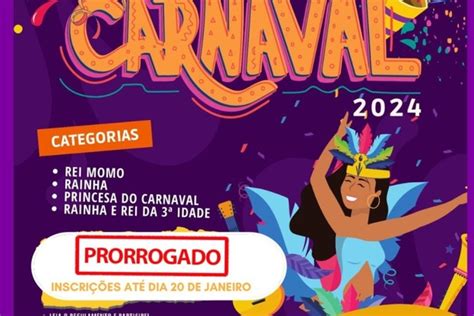 Termina neste sábado inscrições para o concurso da Corte do Carnaval