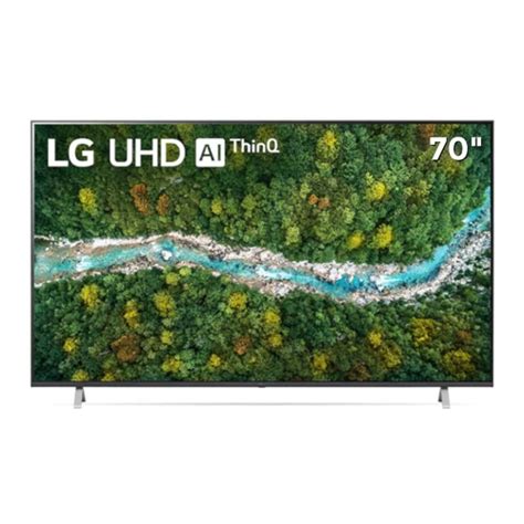 Smart TV 4K 70 LED LG 70UP7750PSB WebOS 6 0 UHD 3 HDM Schumann