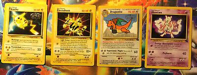 Kids WB Presents Pokémon The First Movie : 4 Promo Cards - Fantastic ...