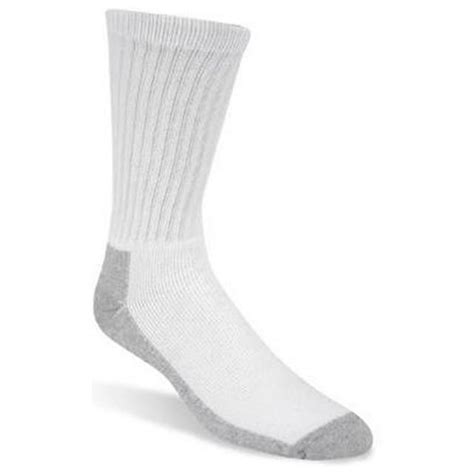 Work Socks White And Gray Mens Medium 3 Pk Wigwam S1221 44h Md