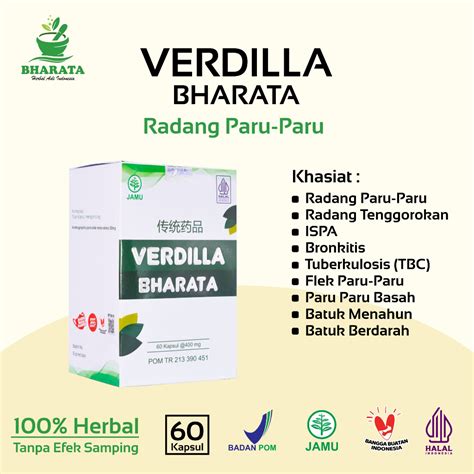 Jual Verdilla Bharata Obat Paru Paru Tbc Batuk Berdarah Paling