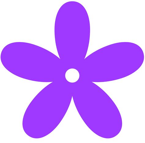 Purple Flower Clipart Clip Art Library