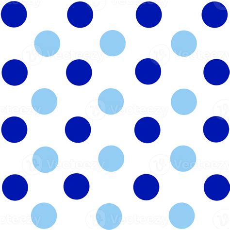 Royal Blue And White Polka Dot Background