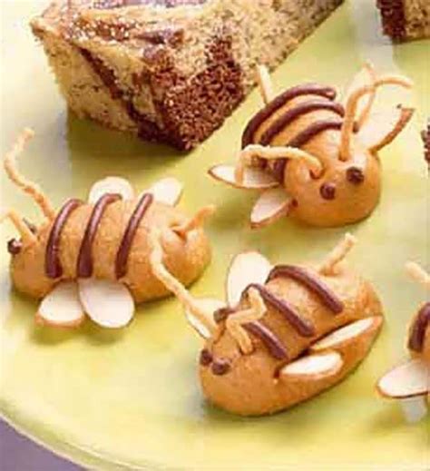 No Bake Peanut Butter Bumble Bees