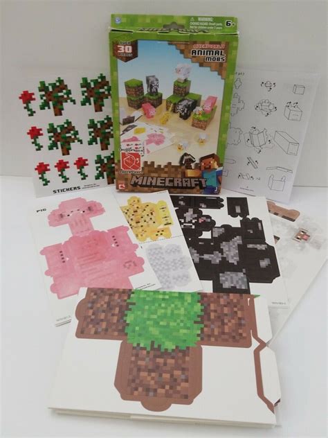 Papercraft Minecraft Animals