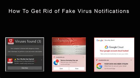 Get Rid Of False Mcafee Virus Popups Youtube