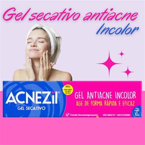 Acnezil Gel Secativo Tratamento De Espinhas E Cravos G Cimed