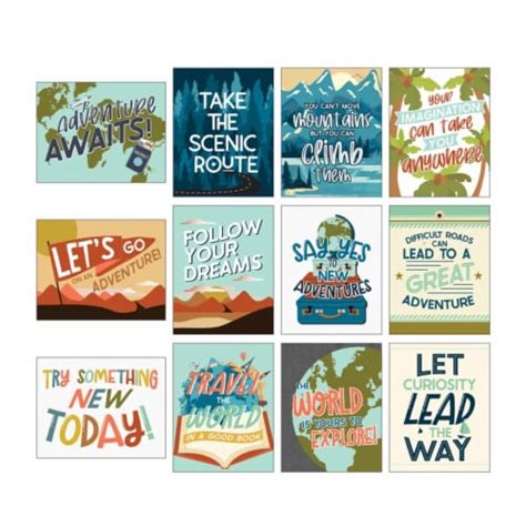 Carson Dellosa Education Cd 106065 Mini Posters Lets Explore Poster Set