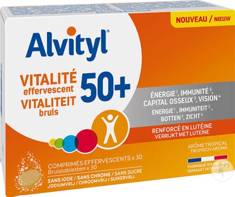 Alvityl Vitalité 50 30 Comprimés Effervescents Newpharma