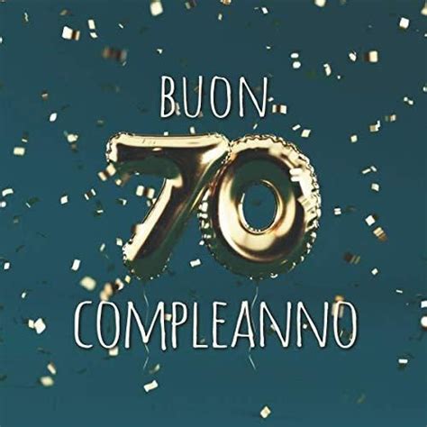 Buon Compleanno 70 Anni Libro Degli Ospiti Con 110 Pagine