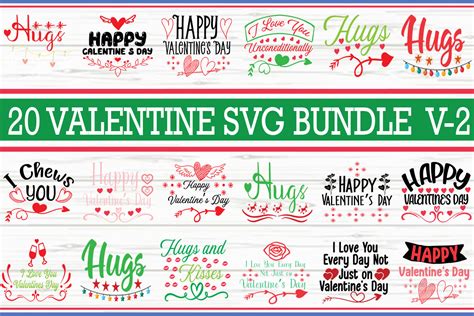 Valentines Day Svg Bundle Graphic By Thesvgfactory · Creative Fabrica