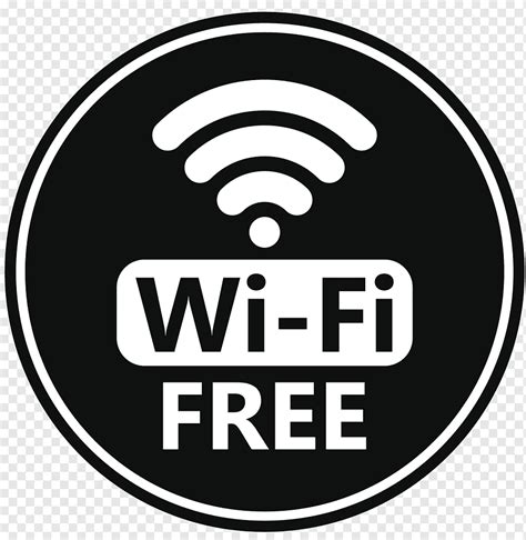 Ilustração a preto e branco de sinal Wi Fi gratuito Hotspot Wi Fi Wi