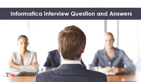 Informatica Interview Questions And Answers By Experts By Tekclasses Medium