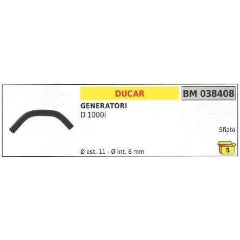 Tubo Sfiato DUCAR Generatore D 1000i 038408