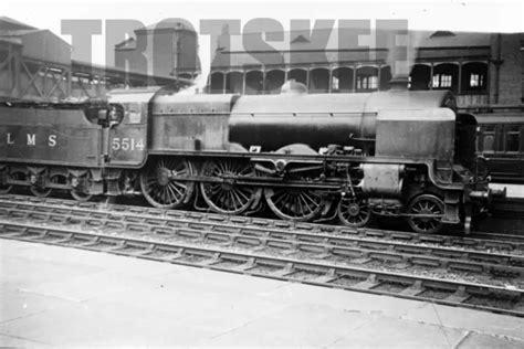 NEGATIVE LMS LONDON Midland Scottish Railway Steam Loco 5514 Nottingham