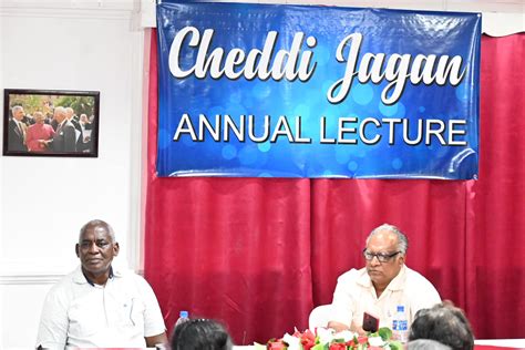 Cheddi Jagan Annual Memorial Lecture - Ministry of Home Affairs