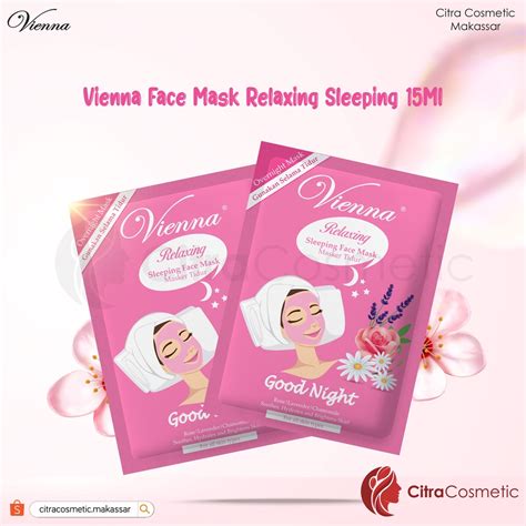 Jual CitraCosmetic Vienna Face Mask Relaxing Sleeping 15Ml Shopee