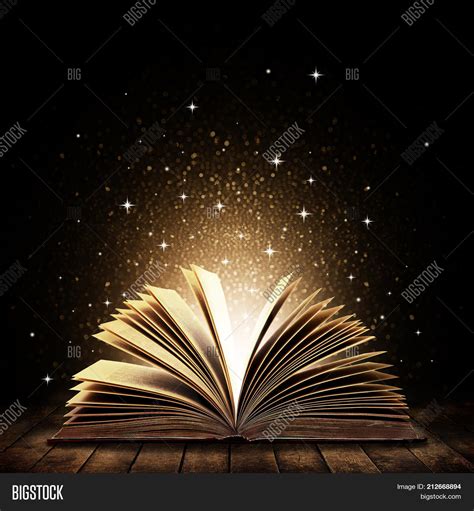 Open Book On Wooden Image And Photo Free Trial Bigstock