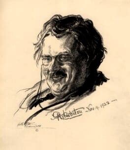 NPG D2068 G K Chesterton Portrait National Portrait Gallery