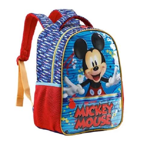 Mochila Escolar De Costas Mickey Mouse Xeryus Papelaria Helena