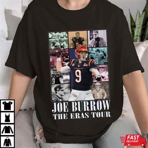 Joe Burrow The Eras Tour Shirt Joe Burrow Shirt Joe Burrow Etsy