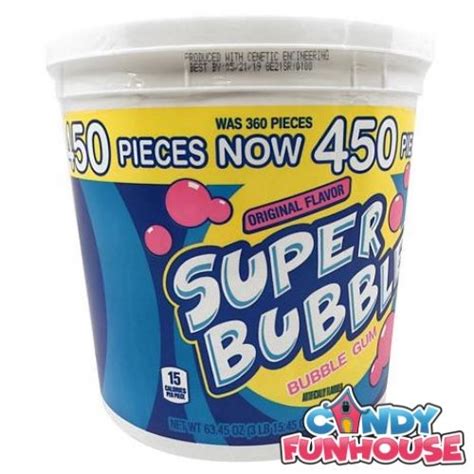 Super Bubble Original Bubble Gum Tub | 450 Pieces